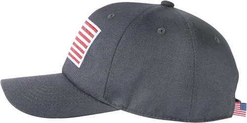 Vista 46 de IIN Gorra de béisbol con bandera estadounidense para hombres y mujeres, de perfil bajo, militar, militar, militar, para papá