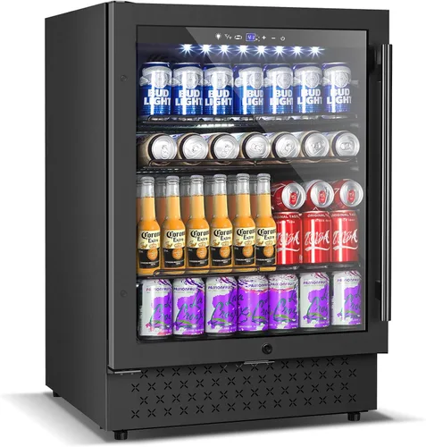 Vista 17 de Refrigerador Enfriador de Vinos de 8 Botellas, Refrigerador Pequeño de Vino, Mini Refrigerador de Vino de Encimera con Puerta de Vidrio, Bodegas