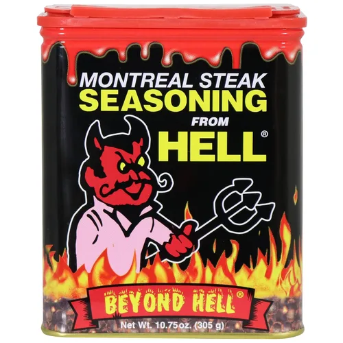 Vista 10 de Carolina Reaper Seasoning From Hell – 5.25 onzas – Sazonador gourmet picante picante de Carolina Reaper para alas de búfalo, filetes, pollo