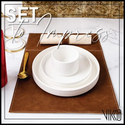 Vista 6 de Vikko Moderno juego de 4 cuencos de sopa de porcelana blanca mate, apilables de 14 onzas, elegante, estilo restaurante, apto para microondas