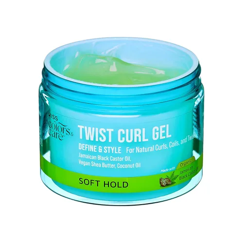 Vista 8 de KISS COLORS & CARE Twist Curl Gel, 6 oz. – Agarre flexible, perfecto para giros, hidratante y promueve el crecimiento del cabello, sin acumulación