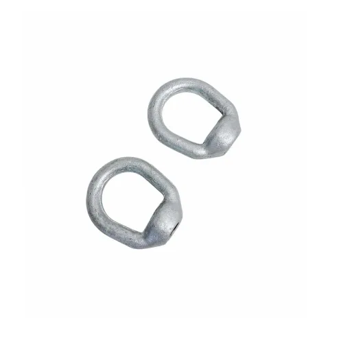 Vista 2 de 2 PC Bail 3/8 "x 1/2" rosca ojo tuerca caliente galvanizado gota forjado acero al carbono 2,250 libras WLL