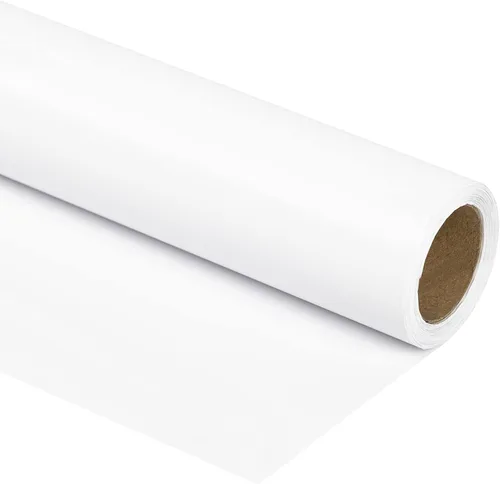 Vista 48 de RUSPEPA Papel de regalo negro de color sólido, mini rollo, para bodas, cumpleaños, fiestas, felicitaciones y vacaciones, 17 pulgadas x 32.8 pies