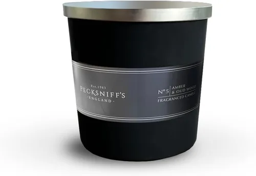 Vista 47 de Pecksniffs - Vela perfumada de ámbar negro y madera Oud 1 mecha, 6.49 onzas
