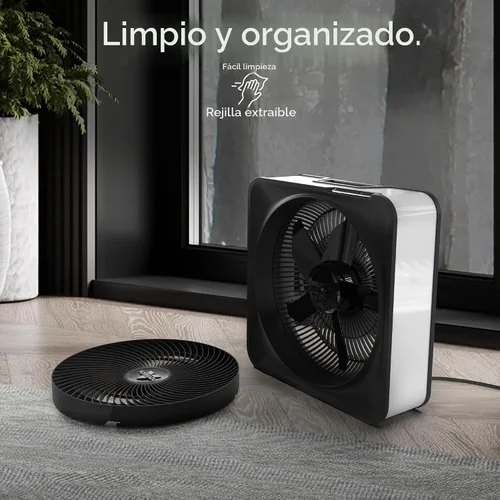 Vista 4 de Vornado Modelo 80 Ventilador Eléctrico de Caja de Alta Velocidad con Rejilla Removible, 5 Ajustes de Velocidad, Flujo de Aire Potente, Circulación