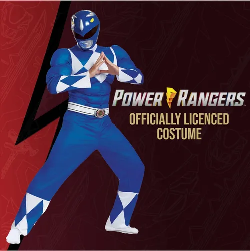 Vista 5 de Disguise Disfraz clásico de Blue Ranger para hombre Multicolor