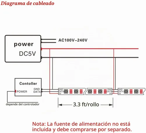 Vista 3 de WS2812B Tira de luces LED de 3.2 pies 1M WS2812B 144LEDs Programable Individual Direccionable WS2811 Tira de LED RGB 5050 incorporada IP30 No