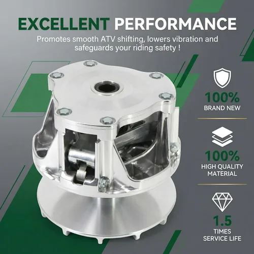 Vista 2 de Reemplazo del conjunto del embrague para Polaris 1321706 para SPORTSMAN 500 Sportsman 500 4X4 1998 1999 2000 2001 2002 2003 2004 2005 Plata