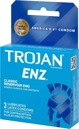 Vista 9 de Trojan Preservativos lubricados ENZ, 3 unidades (paquete de 6)