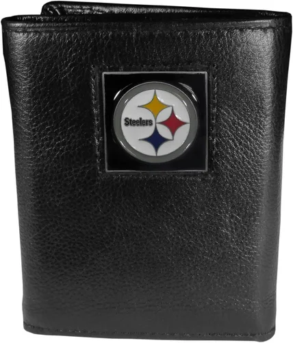Vista 20 de Siskiyou Sports Men's Deluxe Leather Tri-fold Wallet Packaged in Gift Box