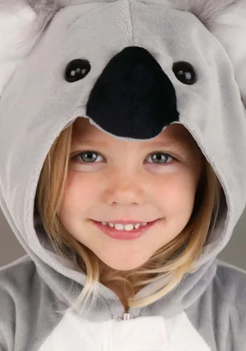 Vista 3 de Disfraz de Koala Tierno para Niños Pequeños Multicolor