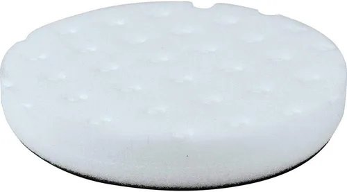 Vista 2 de Makita T-02668 Almohadilla de pulido de espuma de gancho y bucle de 5-1/2", color blanco