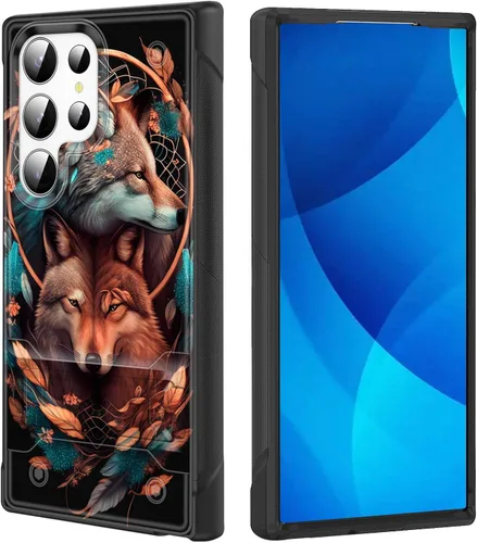 Vista 58 de Funda para Galaxy S25, de doble capa, resistente, a prueba de golpes, con soporte, funda protectora militar a prueba de caídas para Samsung Galaxy