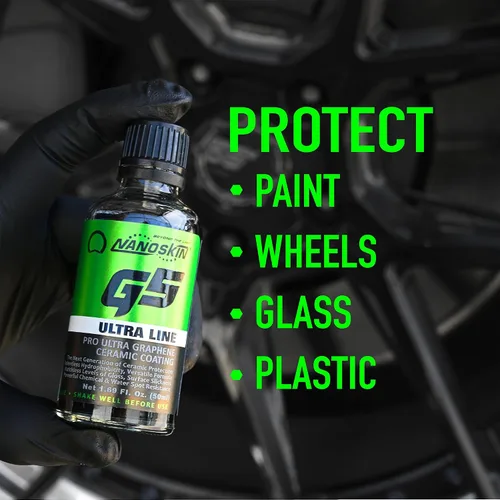 Vista 4 de Nanoskin Ultra Line G5 Ultra Graphene Revestimiento Cerámico - Revestimiento cerámico duradero para pintura de automóviles para detallado
