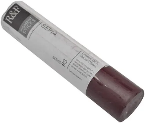 Vista 160 de R&F Handmade Paints - Pigmento profesional al óleo en barra, naranja lizarina, 6.4 fl oz