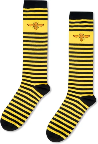 Vista 3 de HAPPYPOP Funny Novelty Crazy Socks for Women Teen Girls, Christmas Holiday Gifts Gingerbread Bee Socks