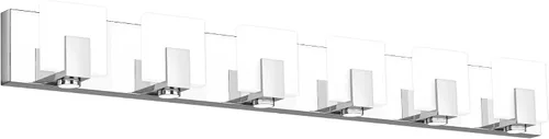 Vista 22 de SOLFART Lámpara de baño cromada de 3 luces, luz de tocador sobre el espejo, lámparas LED modernas, 5 colores de temperatura ajustable moderna