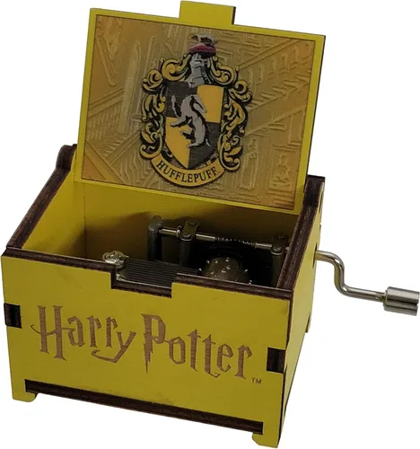 Vista 13 de TheLaser'sEdge Harry Potter Mini caja de música de regalo - Felicidad negra Negro