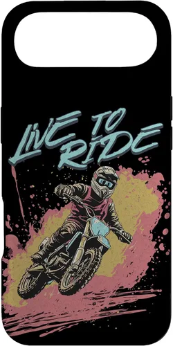 Vista 27 de Live to Ride Dirt Bike Motocross Racing Motorcycle Riding Case for iPhone 16