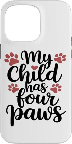 Vista 21 de My Child Has Four Paws Pet Parent Case for iPhone 17