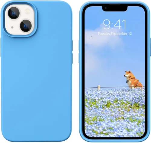 Vista 102 de GUAGUA Funda compatible con iPhone 17 Pro Max de 6.9 pulgadas, silicona líquida, goma de gel suave, delgada, forro de microfibra delgada