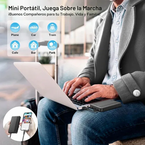 Vista 7 de ySky Disco duro externo portátil con certificación MFi de 1 TB para iPhone, iPad, MacBook, Windows, computadora, USB C, teléfonos Android
