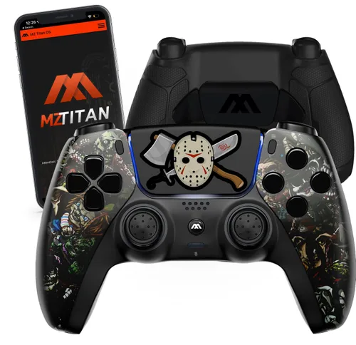 Vista 14 de MODDEDZONE Smart Extreme Modded Controller + Anti Recoil 2 Remap Buttons & Interchangeable Thumbsticks & Hair Triggers, Tactical Buttons Compatible