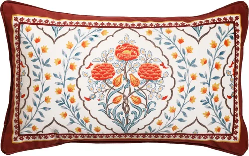 Vista 23 de patdrea Funda de almohada de terciopelo francés de diseño, 18 x 18 pulgadas Aviario