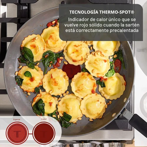 Vista 5 de T-fal Juego de utensilios de cocina antiadherentes de cerámica, 8 piezas