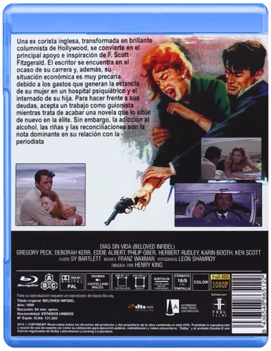 Vista 2 de Beloved Infidel (1959) Blu-Ray, Reg.ABC Import - Spain