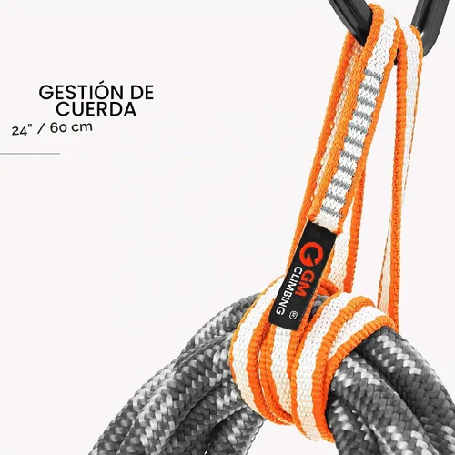 Vista 6 de GM CLIMBING CE UIAA del corredor 22kN de la honda de 36.1 ft m UHMWPE certificado