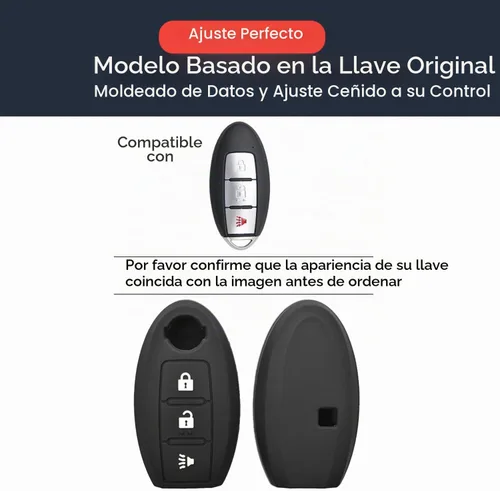 Vista 2 de 2 piezas compatibles con Nissan Z 370Z Armada Frontier Murano Pathfinder Rogue Titan Rogue Juke Leaf Kicks Quest Sentra Tiida Versa Note Xterra Negro