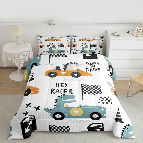 Vista 29 de Feelyou Juego de ropa de cama con diseño de arco iris, juego de edredón para niños, niñas, decoración de notas musicales, edredón de microfibra