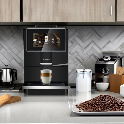 Vista 5 de DR. COFFEE C11L - Máquina de café expreso totalmente automática, 15 cafés calientes y fríos, cafetera Latte Go de limpieza automática, preparación
