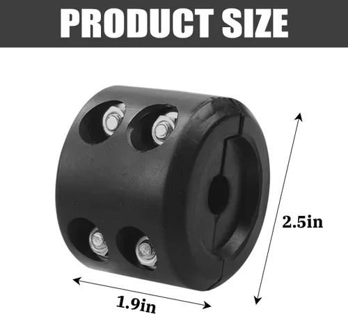 Vista 2 de Bittwee - Tapón de caucho para cabrestante de coche para ATV UTV camión, protector de gancho de cable para cuerda sintética, amortiguador de golpes