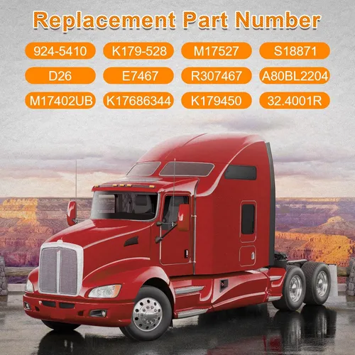 Vista 3 de JDMON Kit de buje de capó de polietileno de repuesto para Kenworth T2000 T600 W900 T800 T600, reemplazo 924-5410 K179-528 K179D450 K066-218