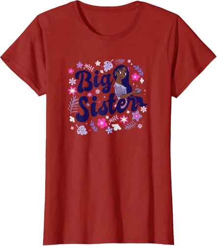 Vista 68 de Disney Encanto Isabela Madrigal Big Sister - Camiseta floral, gris, S Asfalto