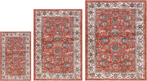 Vista 11 de Superior - Tapete elegante - Colección Lille., Polipropileno, Marrón