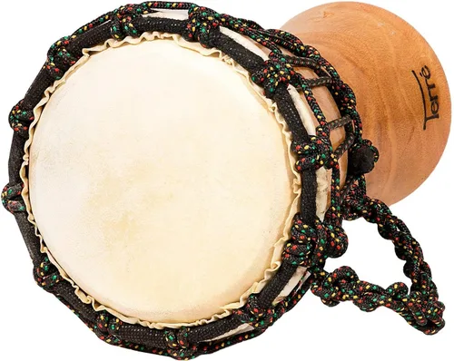 Vista 7 de Djembe Principiante Liso, 10" de alto, 5-6" cabeza