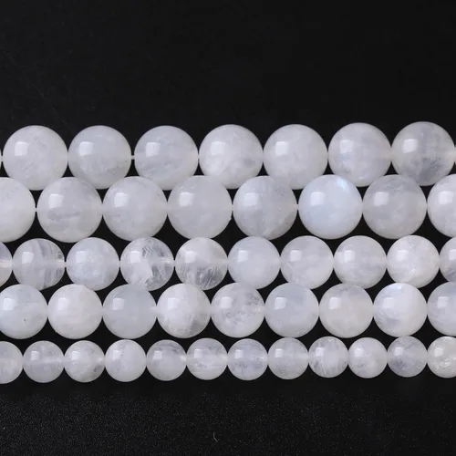 Vista 78 de 4MM 86 piezas Cuentas sueltas de piedra natural de amazonita calcedonia para hacer joyería DIY Pulsera Collar 1 hebra