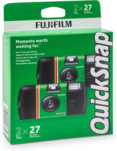 Vista 3 de Fujifilm QuickSnap Flash 400 - Cámara de uso único, paquete de 2