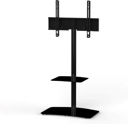 Vista 13 de SONOROUS PL-2510 - Soporte de TV premium para sala de estar y dormitorio, moderno soporte de piso de lujo con soporte giratorio y base de vidrio