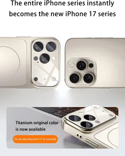Vista 3 de Funda de Serie Magnética Diseñada para iPhone 13, [Compatible con MagSafe][Protección de Lente de Cámara de Vidrio Templado], Cubierta Protectora