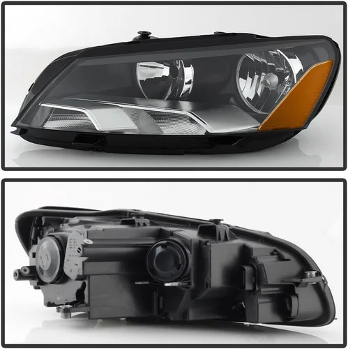Vista 2 de ACANII - Para [modelo halógeno] 2012 2013 2014 2015 Volkswagen Passat faros delanteros reemplazo conductor y pasajero