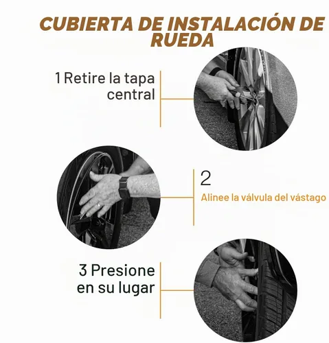 Vista 5 de PACRIM Juego de fundas de rueda cromadas de 17 pulgadas para Ford F-150 (2015-2020) Tapacubos de plástico ABS duradero Se adapta directamente a