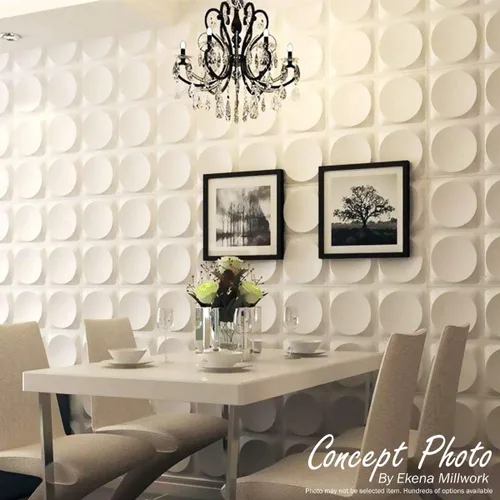 Vista 14 de Ekena Millwork WP20X20INWH 19 5/8 pulgadas de ancho x 19 5/8 pulgadas de alto Inula EnduraWall Decorativo 3D Panel de Pared Cubre 2.67 pies cuadrados