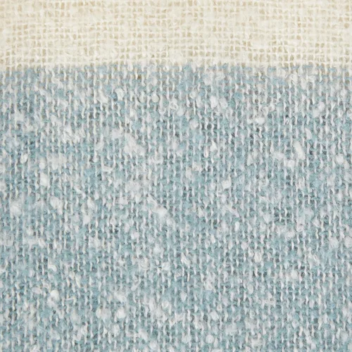 Vista 3 de DII Coastal - Manta tejida de acrílico con rayas de rugby, 50 x 60, azul
