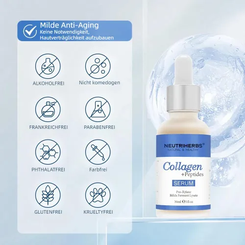 Vista 7 de Neutriherbs Suero de péptido de colágeno, refuerzo de colágeno para reafirmar, levantar la piel facial, suero antienvejecimiento ayuda a reducir