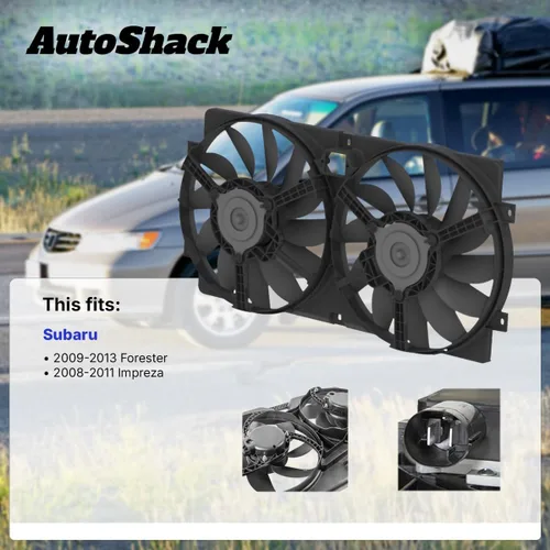 Vista 2 de AutoShack - Conjunto de ventilador de refrigeración para Subaru Impreza 2008, 2009, 2010, 2011, Subaru Impreza 2009, 2010, 2011, 2012, 2013