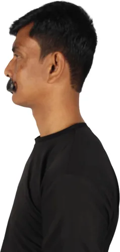 Vista 9 de Cabello humano para hombre bigote Cosplay pelo facial